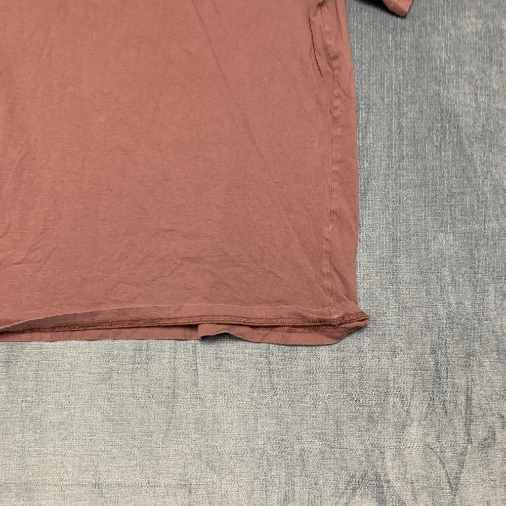 Converse T-Shirt Mens Large Coral Brown Cotton Logo Graphic Casual Outdoor Tee - Picture 11 of 14